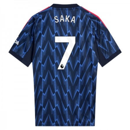 Virallinen pelipaita Arsenal Saka 7 Vieras 2025-26 Lyhythihainen - Miesten Virallinen pelipaita Arsenal Saka 7 Vieras 2025-26 Lyhythihainen - Miesten